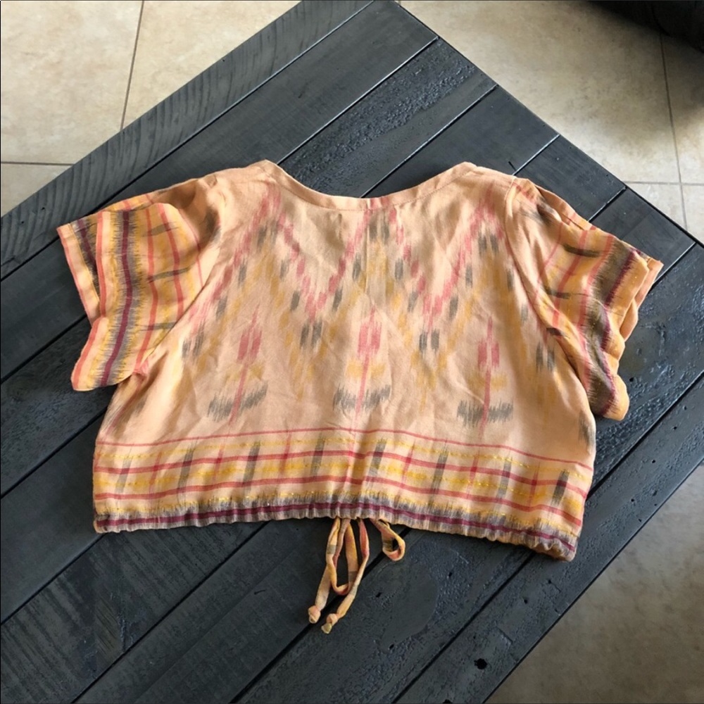 Cleobella Celaya Crop Top in Orange - Picture 6 of 6